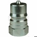 Dixon DQC H Industrial Interchange Female Plug, 1-1/16-12 Nominal, Female O-Ring Boss End Style, Steel H6OF6